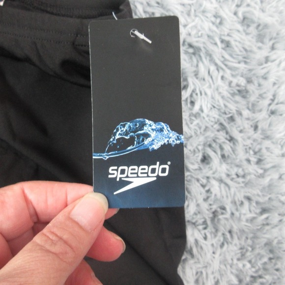 Speedo Endurance+ Jammer Swimsuit Youth 26 Black Team Competition Swim NWT - Picture 6 of 16
